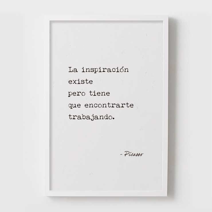 FRASE - PICASSO
